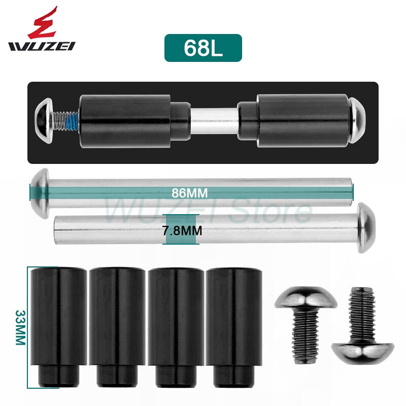 HLT Mountain Bike Shock Absorber Bushing 24L/52L/68L MTB Road Bicycle Rear Shock Absorber Bushings