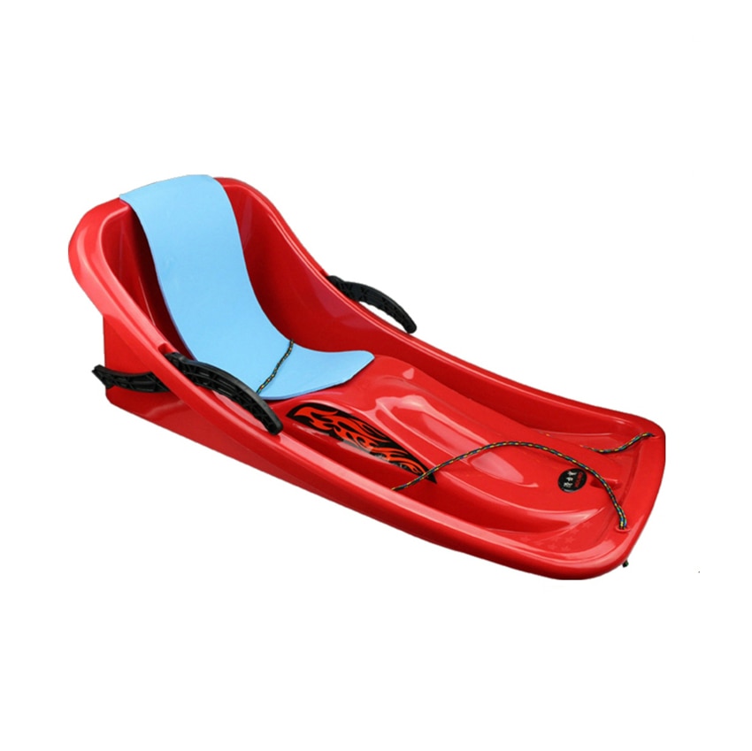 JK1225P High Backrest Thickened Antiskid Snowboarding Adults Sand Grass Skiing Board Outdoor HDPE Sleigh Children's Snowboard