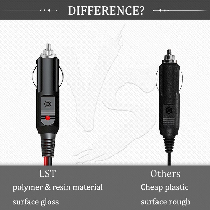 12V / 24V Auto Verlengkabel Voor Sigarettenaansteker Stofdicht Waterdicht Auto Batterij Terminal Alligator Clip Socket Adapter (