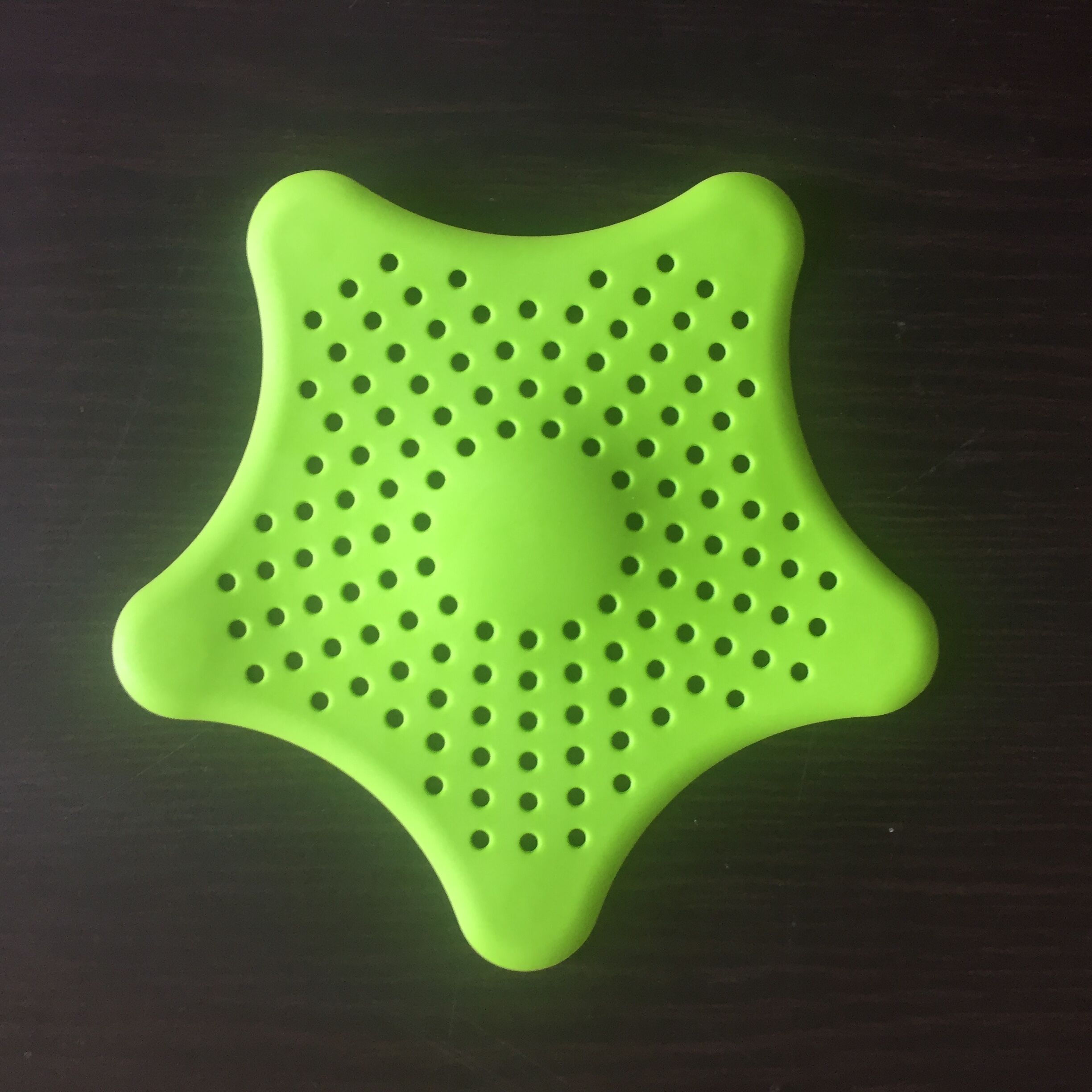 Siliconen Afvoer Haar Catcher, Gootsteen Zeef Badkamer Douche Sink Stopper Putdeksel Haar Val, Filter Voor Keuken: green