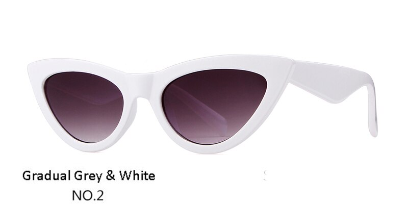 Sorvino Retro Rode Cat Eye Zonnebril Vrouwen 90 S Festival Platte Top Spiegel Cateye Zonnebril Fahion Lady shades N256: C2