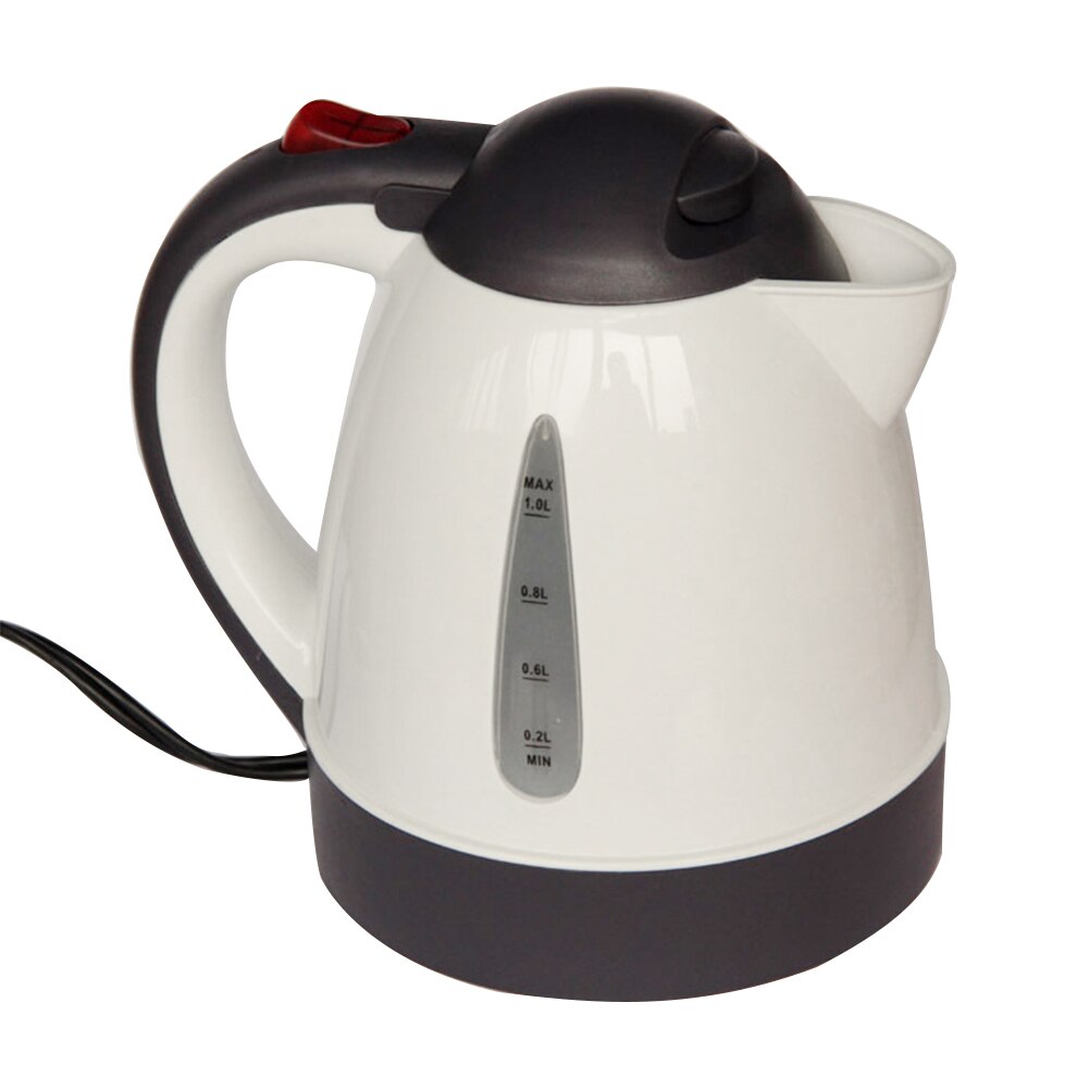 Ergonomisk skållningsskydd 250w bilresor vattenkokare soppa kaffe varmvattenberedare bil 24v te lastbil 1l halkfri bärbar