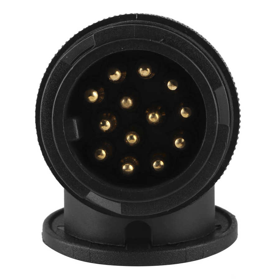 Portable 13-Pin Trailer Plug Connector Accessory EU 12V for RV