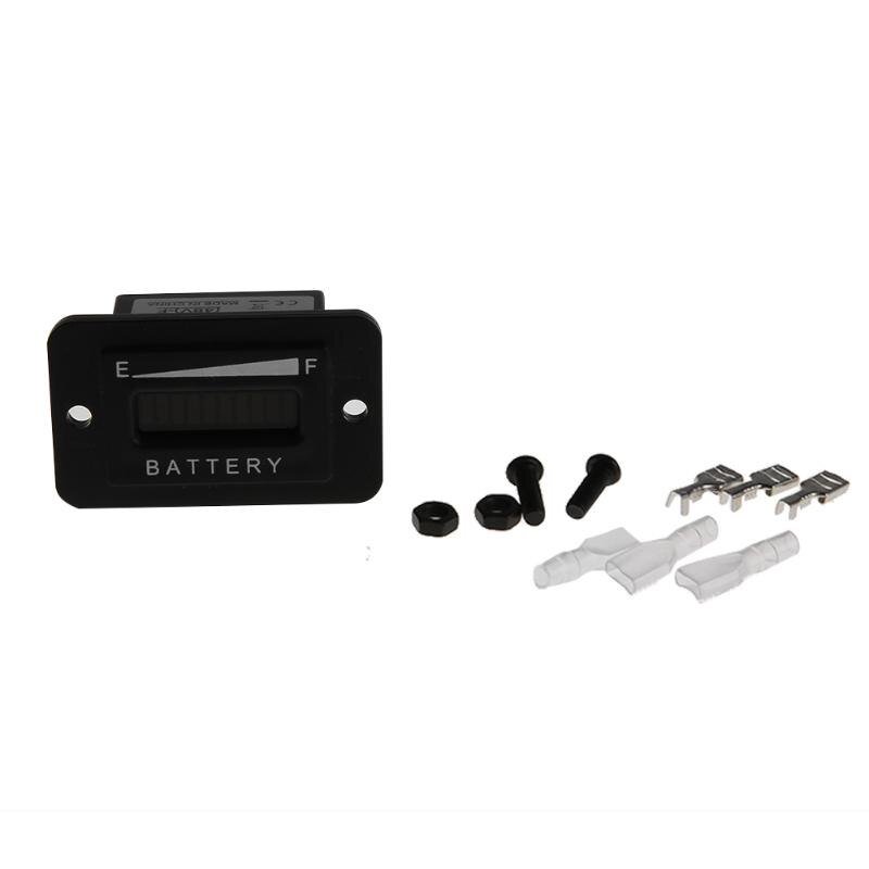 48v led batteriindikator mätare laddning urladdning testare led batteristatus laddningsindikator monitor mätare