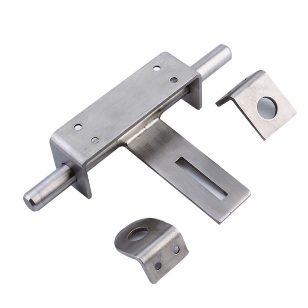 Good 1pc Slide Bolt Gate Latch Heavy Duty Premium Safety Stainless Steel Barrel Bolt Gate Latch Door Lock Door Bolt
