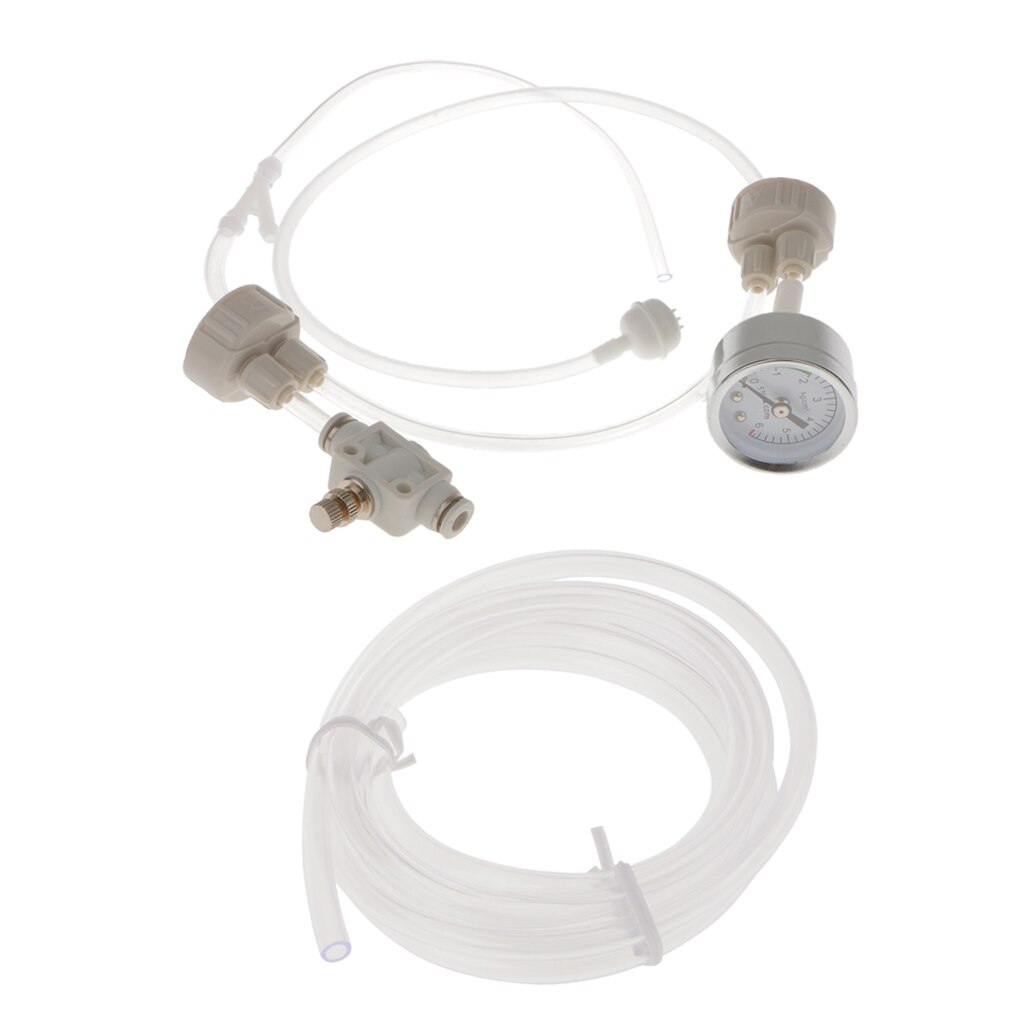 DIY CO2 System Aquarium CO2 Generator Tubing With Pressure Gage Check Valve