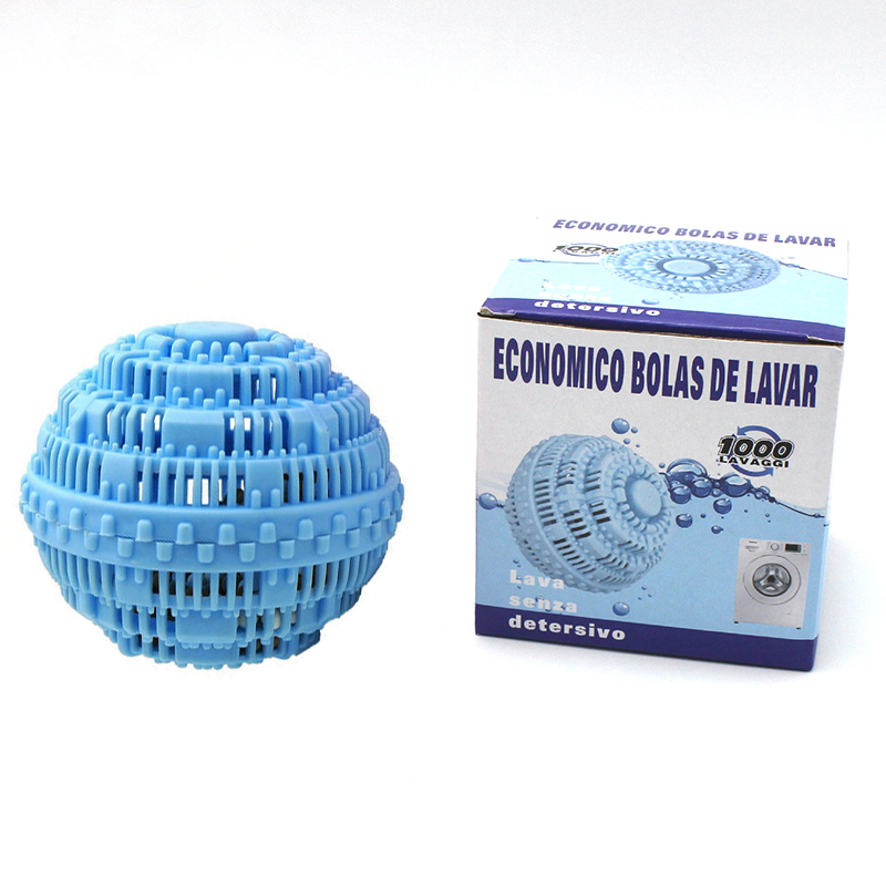 Mehrweg Wäsche Reinigung Ball Magie Anti-wicklung Waschen Ball Maschine Waschen Washzilla Anion Moleküle Reinigung Werkzeuge: Blau