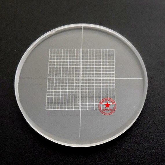 0.5mm 0.05mm Biological Stereo Microscope Eyepiece Lens Stage Scale Glass slide Measuring Micrometer Calibration Ruler 20mm 24mm