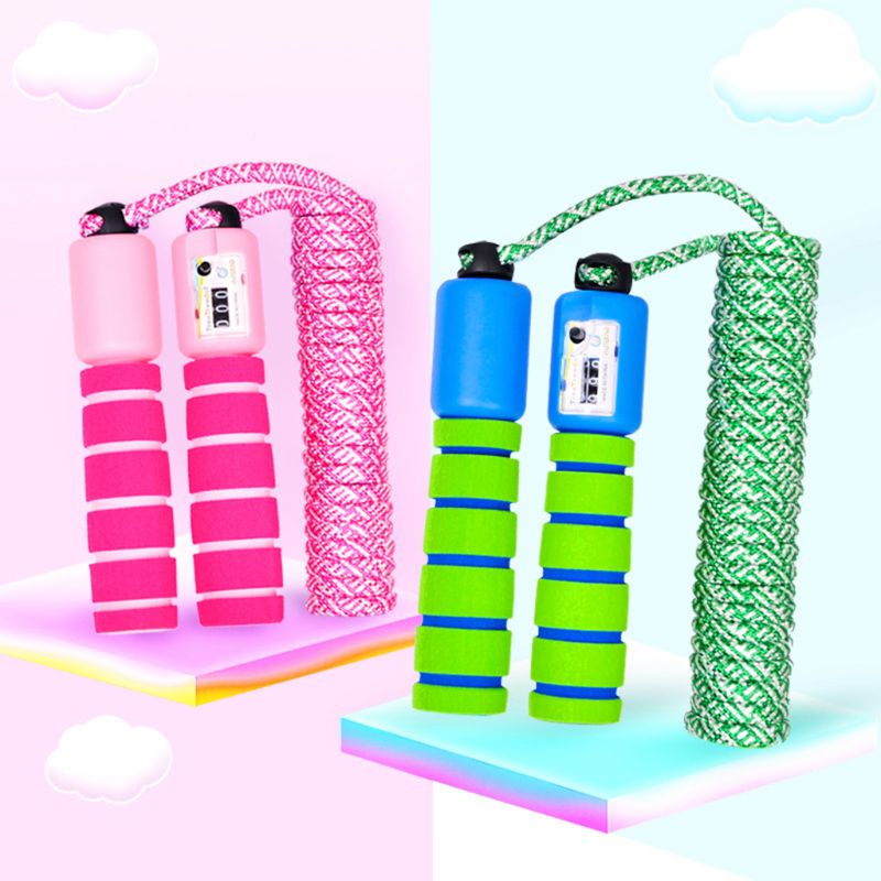 Speed Rope Skipping Rope Jumping Speed Boxing Exercise Rope Digital Skipping Jump Rope with Counter Timer for Boys and Girls