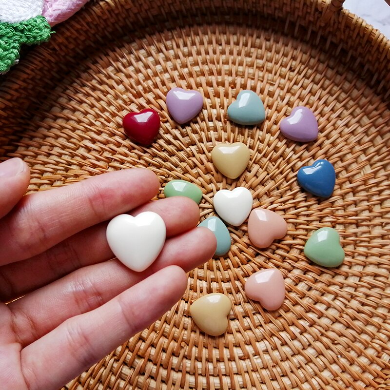 10PCS kleine koelkast magneet liefde hart leuke mini magneten 18mm magnetische Stickers voor koelkast en kantoor Whiteboard Home Decor