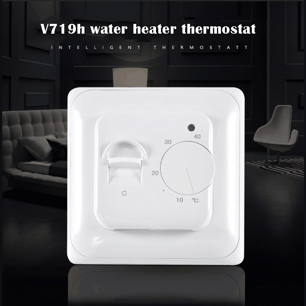 220V 16A/3A Temperature Controller Manual Electric Heating Temperature Regulator Wall-mounted Temperature Heat Regulator