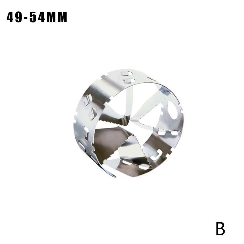 Auto Turbo Adapter Air Intake Gas Fuel Saver Accelerator Fan Adapter Fan Fuel Saver Gemodificeerde Turbine Intake P9K5: 49mm-54mm