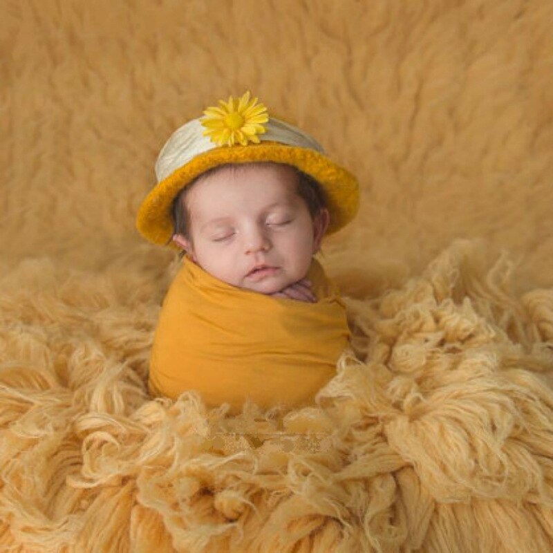 Manta elástica monocromática para fotografía de bebés, trajes para sesión de fotos de recién nacidos, manta para recibir fotos de bebés