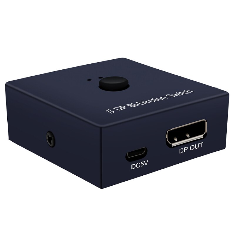DP Bi-Direction Switch Displayport Splitter 1X2 / 2X1 for Two-Way Switcher Between Computer and Monitor DP Kvm: Default Title
