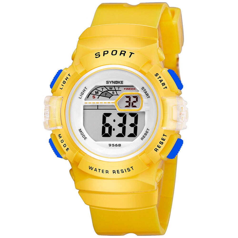 Synoke Student Kinderen Horloges Wit Kleurrijke Jongens Horloge Meisjes Kids Horloges Silica Klok Relogio Feminino 9568