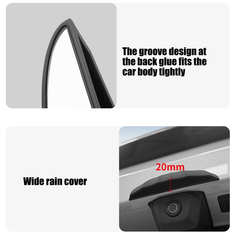 Auto Achteruitrijcamera Cover Waterdichte Anti-Regen Camera Cover Beschermende Waterdichte Siliconen Auto Accessoires voor Voertuig