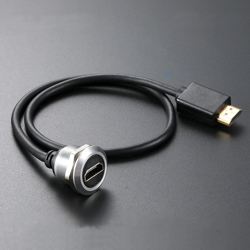 Ethernet LAN Network Cable Extender RJ45 CAT6A HDMI-Compatible Connector USB 2.0 3.0 Type-B Type-C Female Jack Panel Mounting