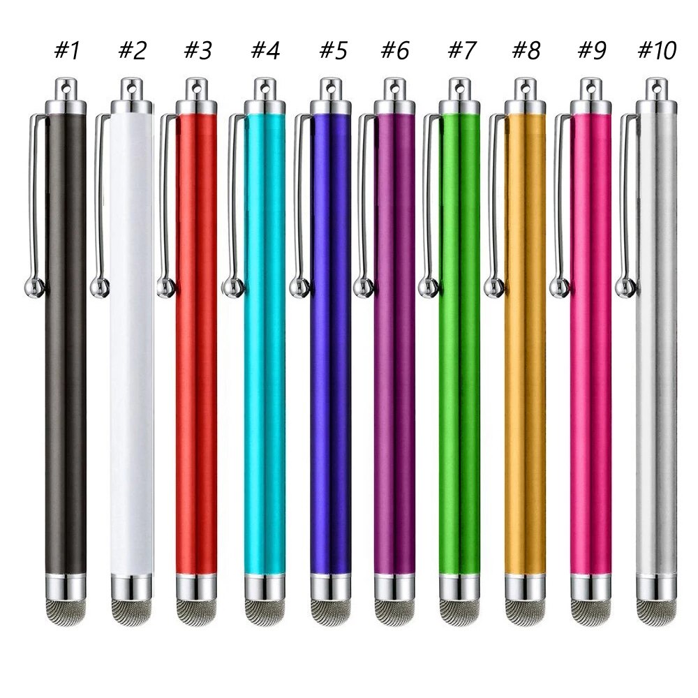 10 PCS/Lot Capacitive Touch Screen Stylus Pen For IPad Air Mini For Samsung xiaomi iphone Universal Tablet PC Smartphone Pencil: mixed color