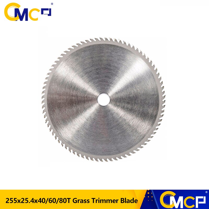 CMCP 40/60/80T Brush Cutter Blade Lawn Mower Cutter 255mm Circular Saw Blade For Lawn Mower Garden Tools