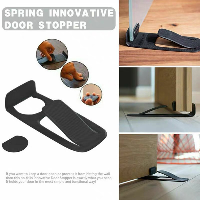Invisible Door Stopper Stick Anywhere Simply and Easy Stick Door Holder Open Door Wedge Holder Multifunctional