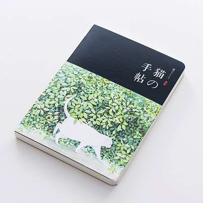 Japansk katt anteckningsbok klippbok för flickor kontorspapper skolmaterial 18 x 13cm kawaii planerare för flicka: G