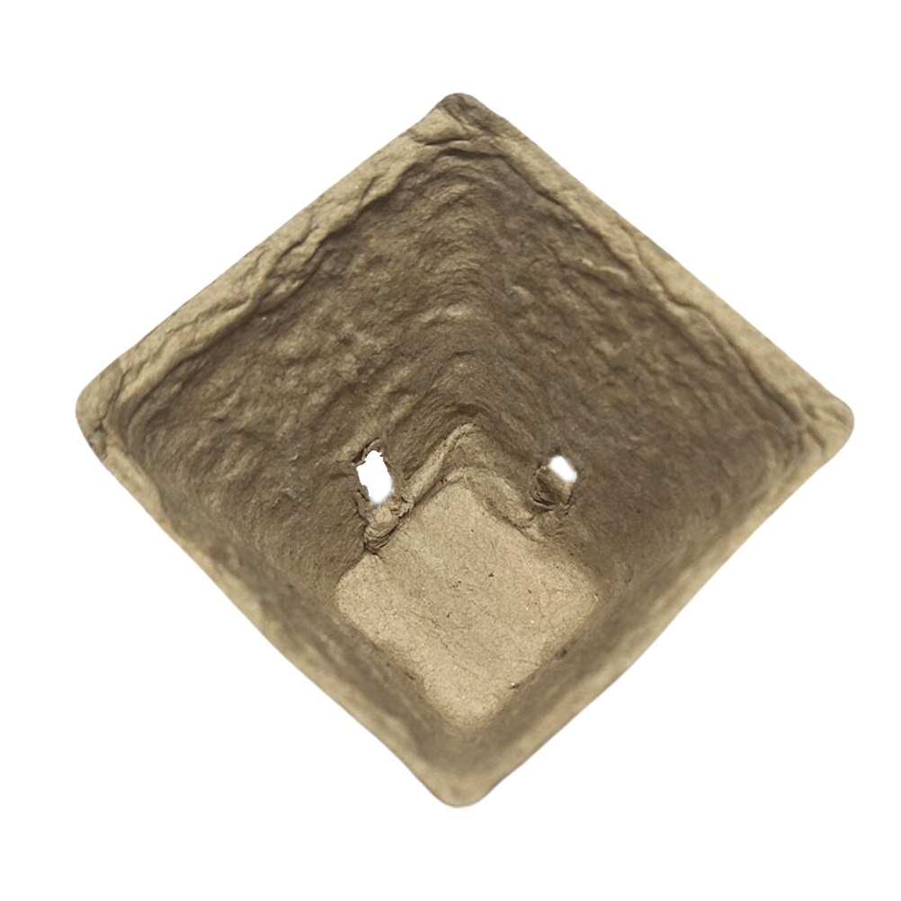 100Pcs/Set Garden Nursery Disposable Germination Paper Pulp Cultivation Starters Cup Biodegradable Peat Pots #20