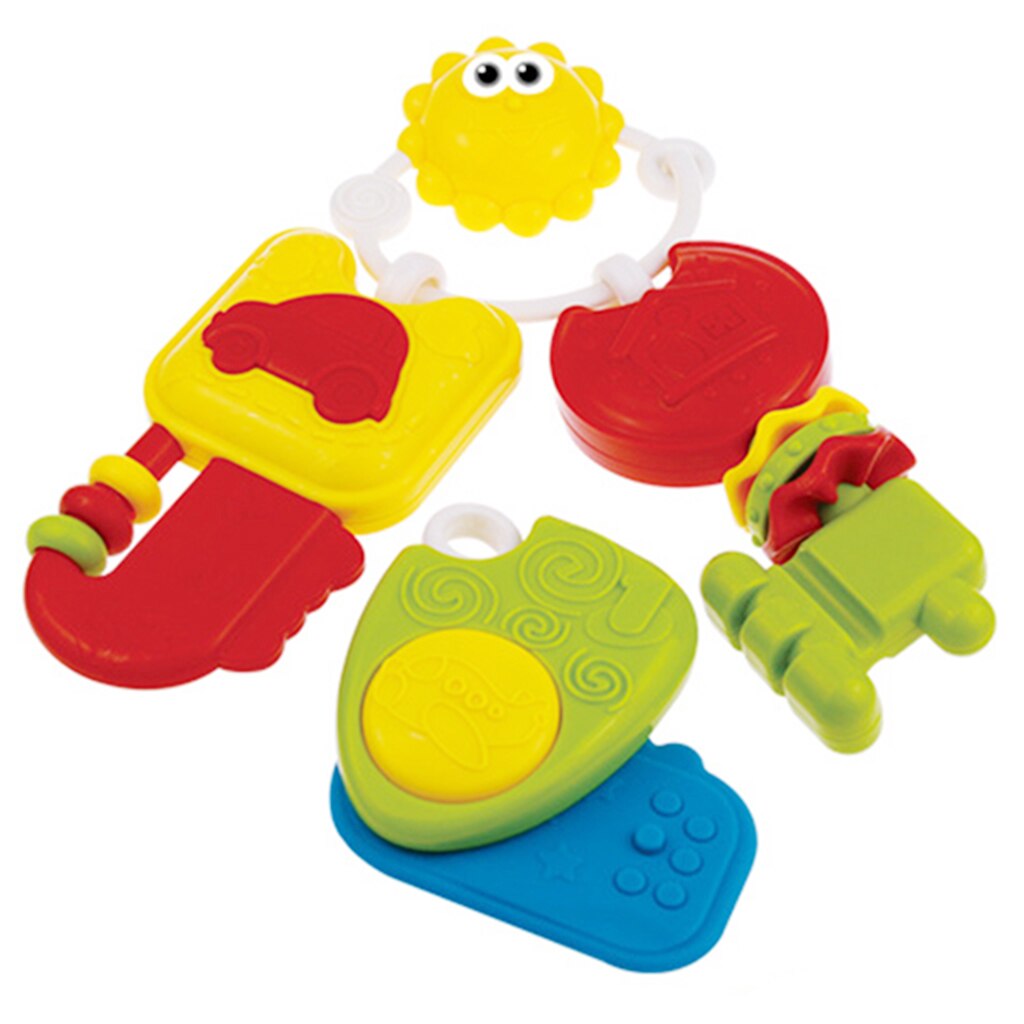 3 In Een Baby Musical Rammelaar Ring Zintuiglijke Bijtring Speelgoed Voor Baby Wieg, Kinderwagen, Wieg, kinderwagen Seat Opknoping Sound Vroege Educatief