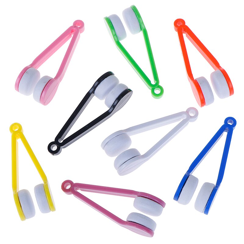 Mini Eyeglass Sunglasses Cleaner Sun Glasses Glass Cleaner Cleaning Limpiador Brochas Spectacles Clean Brush Tool