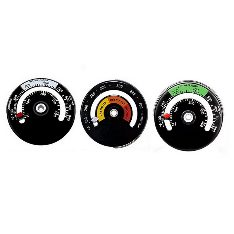 Magnetische Houtkachel Oven Thermometer Huishoudelijke Fan Keuken Thermometer Huishoudelijke Gevoeligheid Barbecue Oven Gereedschap