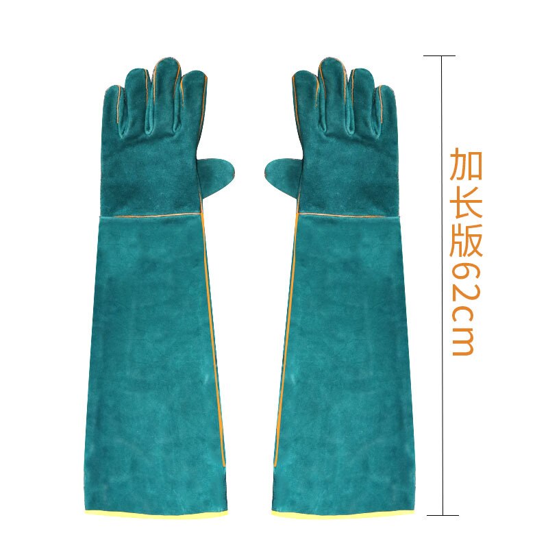 Gants anti-morsure de Reptile 62cm, gants de protection pour animaux de compagnie, moniteur lézard serpent, fournitures de nettoyage pour animaux de compagnie