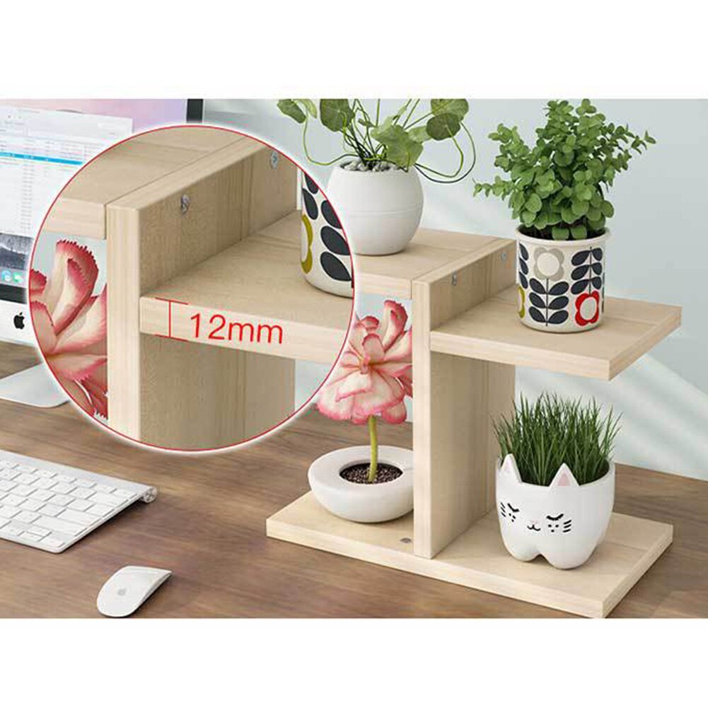 Houten Plant Stand 4 Tier Verticale Plank Bloem Display Rack Thuis Outdoor Bloempot Houder Voor Tuin Patio Balkon Slaapkamer