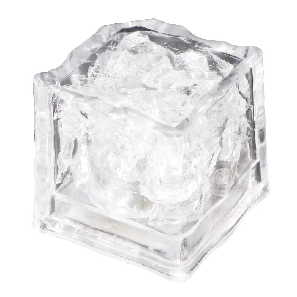 6 pièces lumière LED glaçons lumineux nuit lampe fête barre mariage tasse décoration brillant glaçons dans l'eau coloré clignotant glace