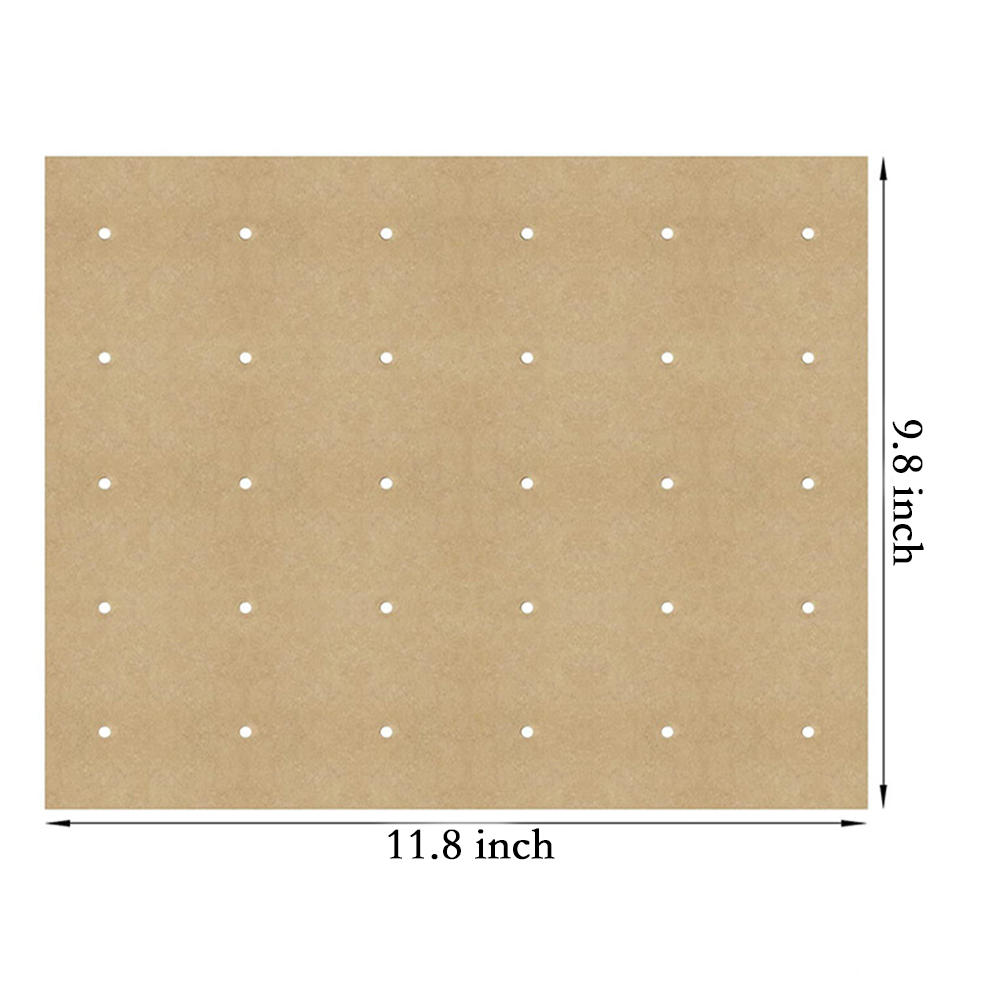 50 pz friggitrice ad aria carta usa e getta pergamena pasta di legno piroscafo carta da forno per friggitrice ad aria accessori per friggitrice ad aria: stile C4