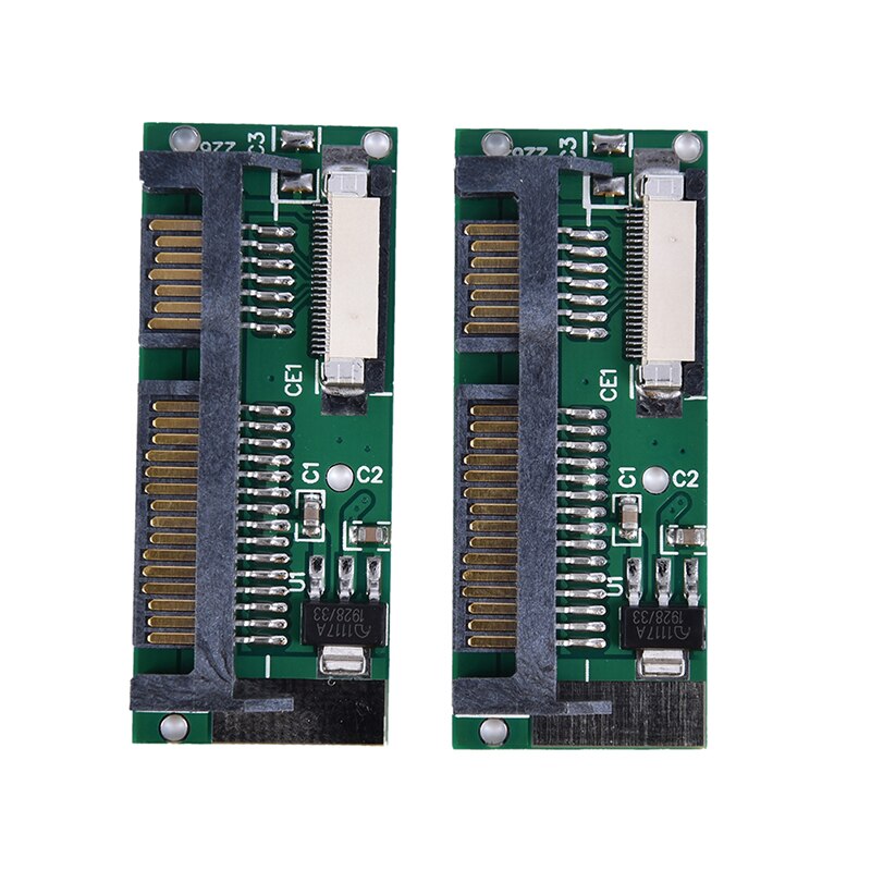 1pc 24-Pin ZIF to SATA Adapter Converter Connector Card