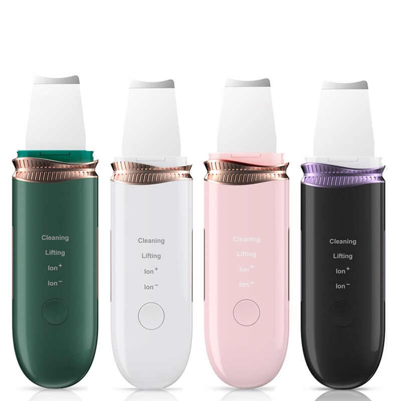 Ultrasonic Skin Scrubber Face Spatula Blackhead Remover Deep Facial Cleansing Skin Scraper Ultrasonic Cavitation Peeling