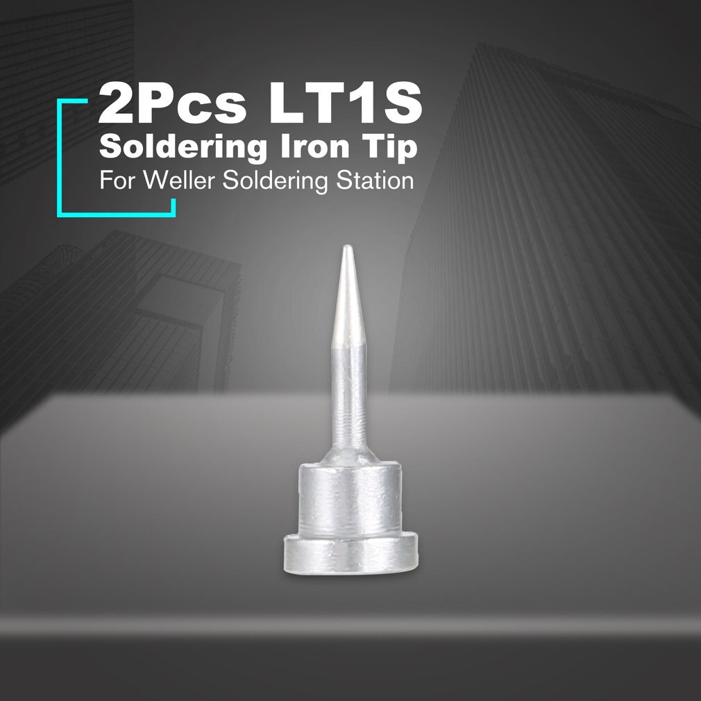 2Pcs LT Soldering Iron Tips LT1S Welding Tools LT1S Soldering Tip for Weller WSP80/WP80 Soldering Station Rapid Heating