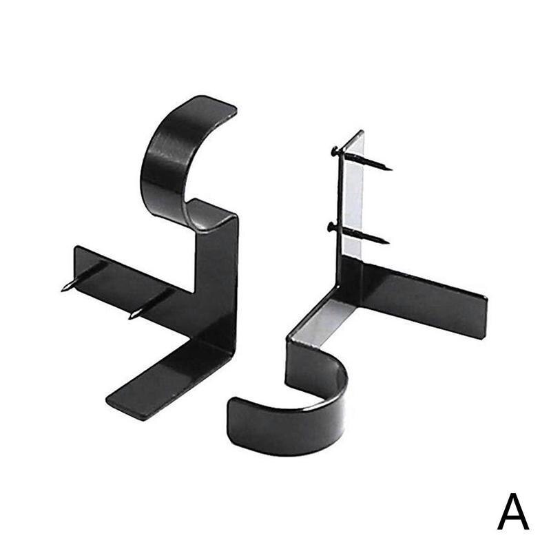Gardinstång fäste romersk stolpe fäste fäste universal tillbehör krok: A