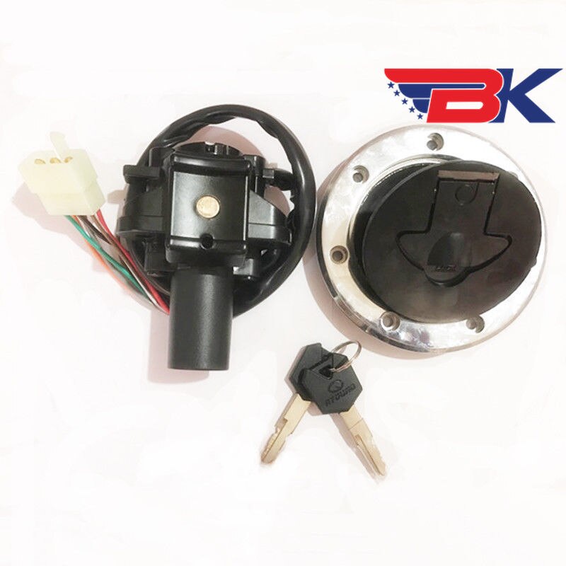 Ignition Switch Lock Fuel Gas Cap Cover Seat Key For kawasaki Ninja ZX6R 2000-02 ZX9R 1994-03 ZX7R/ZX7RR