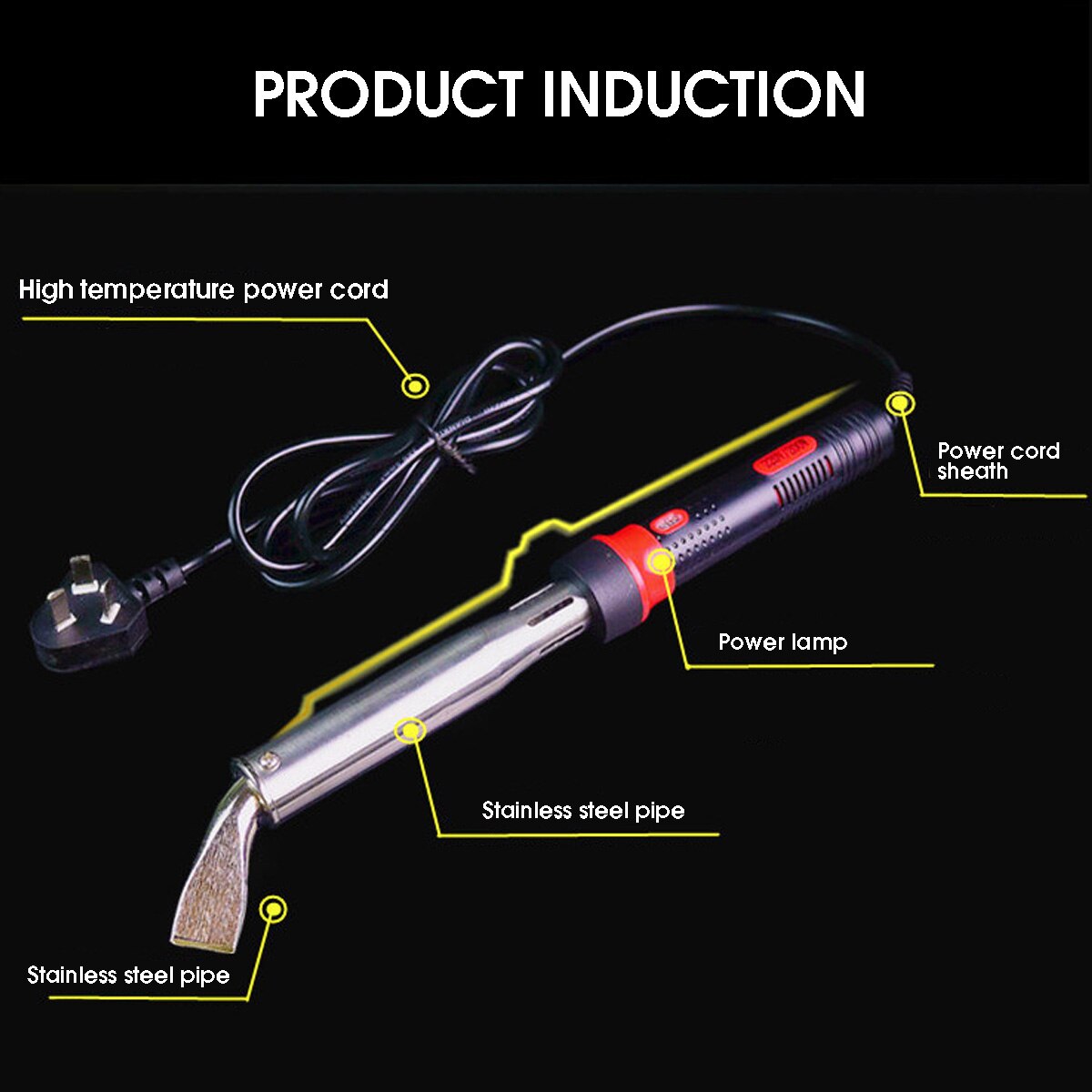 30W 40W 60W 80W 100W150W 200W 300W Electric Soldering Irons Pencil Soldering Iron Station Tool Welding Repair Rework
