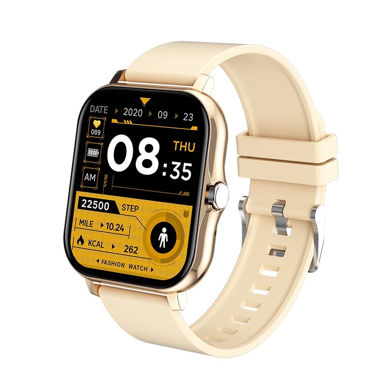 LIGE-Full Touch Screen Relógio Inteligente para Homens e Mulheres, Relógio De Pulso Esportivo, Relógios De Fitness, Chamadas Bluetooth, Smartwatch Digital, Presente, 2024: Vermelho