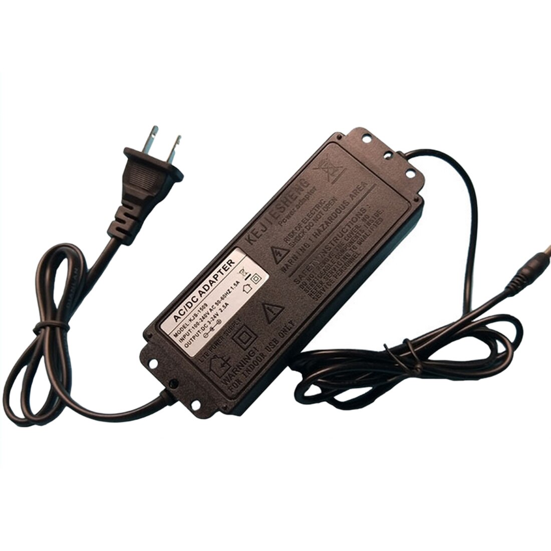Power Supply Adapter AC 100-240V To DC 3-24V Universal Adapter With Display Screen Voltage Regulated US Plug/ EU Plug