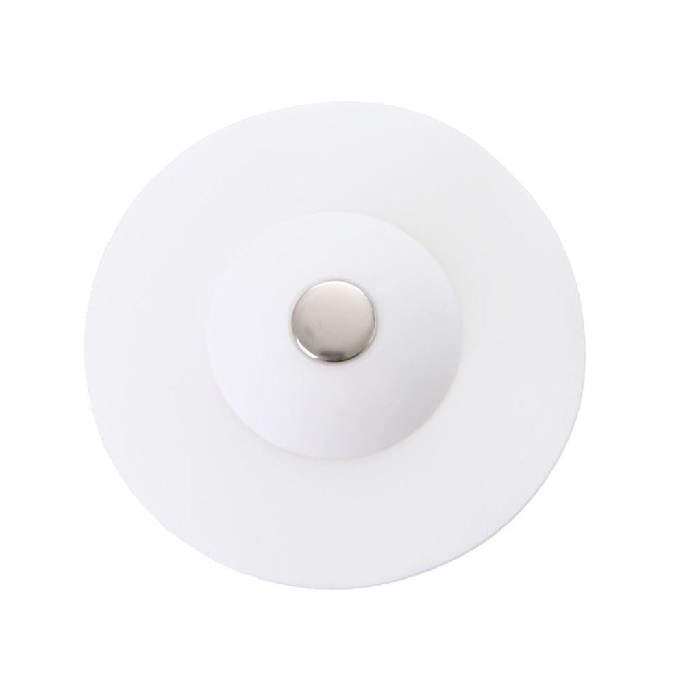 2 Stuks Keuken Rubber Bad Sink Afvoerputje Plug Keuken Wasgoed Water Stopper Tool Wasserij Badkamer Wastafel Bad Accessoires: White