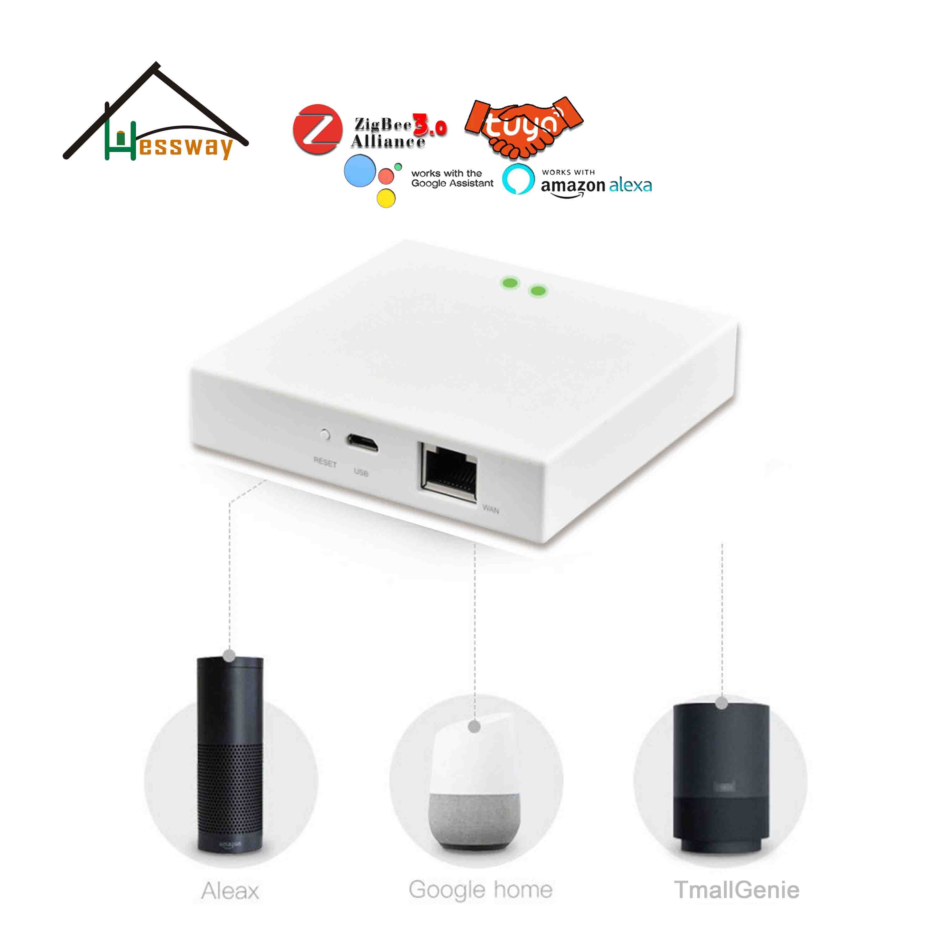 Trådbunden och trådlös valfri hub wifi wifi tuya zigbee smart gateway för smart hemstyrning av alla hushållsapparater