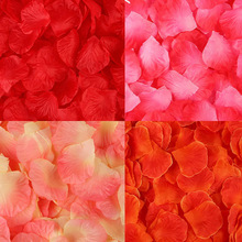 Kunstige roser 100 stk/pakke 5*5cm farverige kunstige blomster bryllupstilbehør rosenblade petalos de rosa de boda