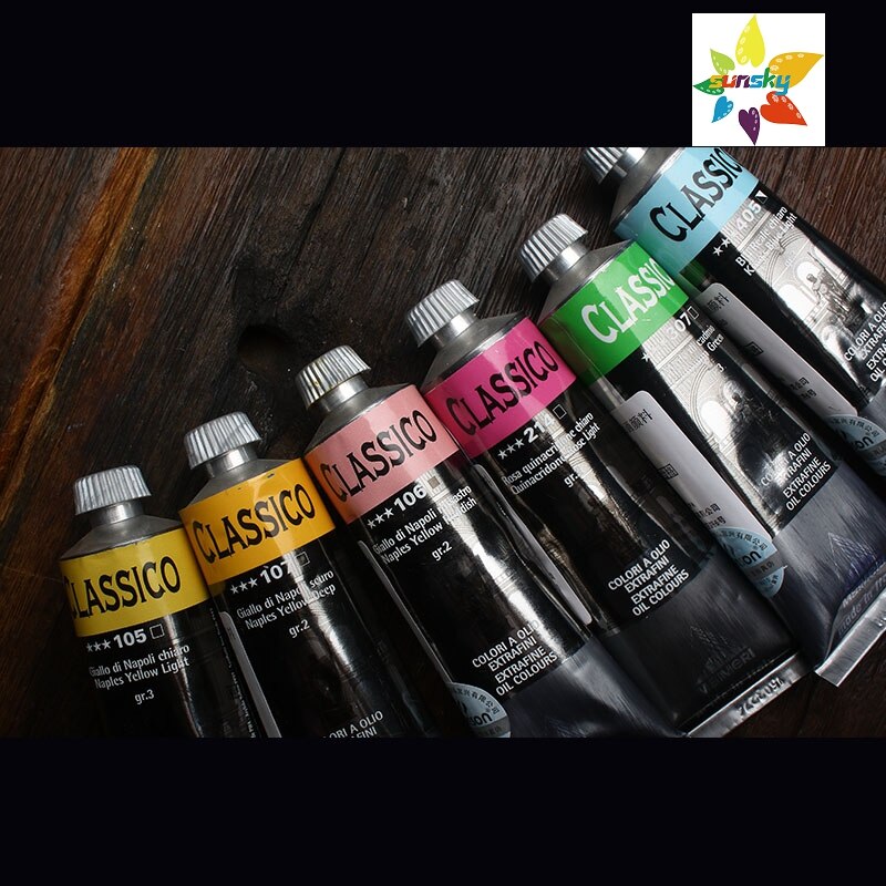 Original Italien Maimeri Classico Öl farbe gesättigt farbe röhrenförmig 60ml einzigen 77 farben Selbst ausgewählt Professionelle Kunst liefert