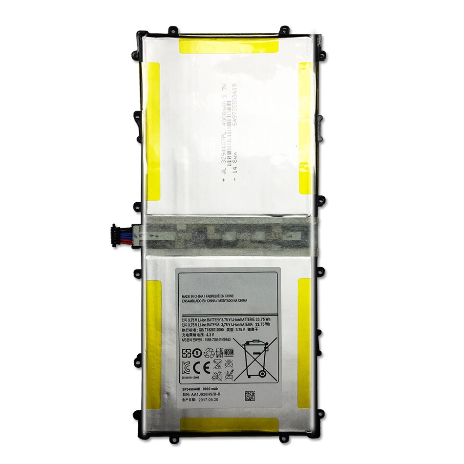 SP3496A8H Tablet Li-Polymer Battery For Samsung Google Nexus 10 GT-P8110 HA32ARB Nexus10 Battery 9000mAh