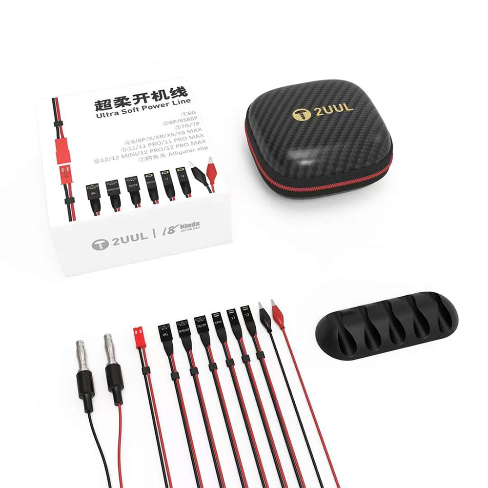 2 arten von stromkabeln für iphone 6g , 6s , 6p 6sp 7, 8 plus 18 x, xs,  xr 11, 12 pro max, 12 mini, ultra soft dc-netzteil-bootkabel