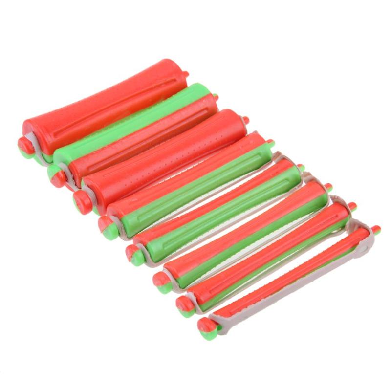 80pcs/set DIY Cold Perm Rod Salon Hair Roller Curling Curler Rubber Band Salon Hair Clip Hairdressing Maker Styling Tools