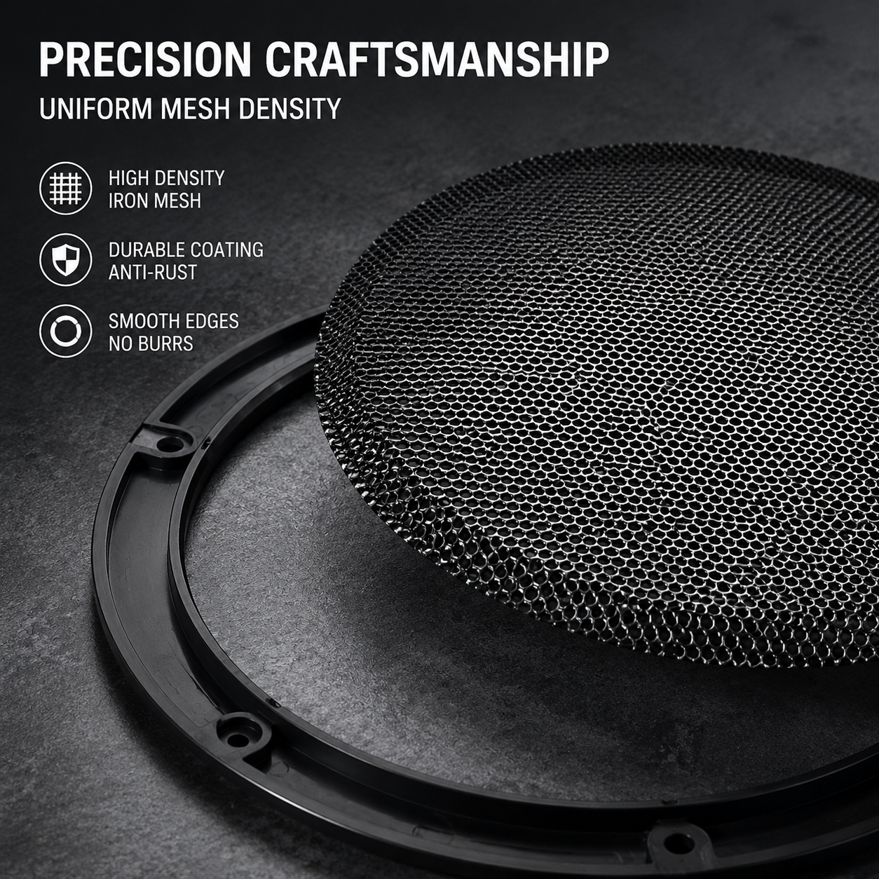 HIFIDIY LIVE 4 5 6 8 10 Inch Speaker Net Cover High-Grade Car Home Mesh Enclosure Speakers Plastic Frame Metal Iron Wire Grilles