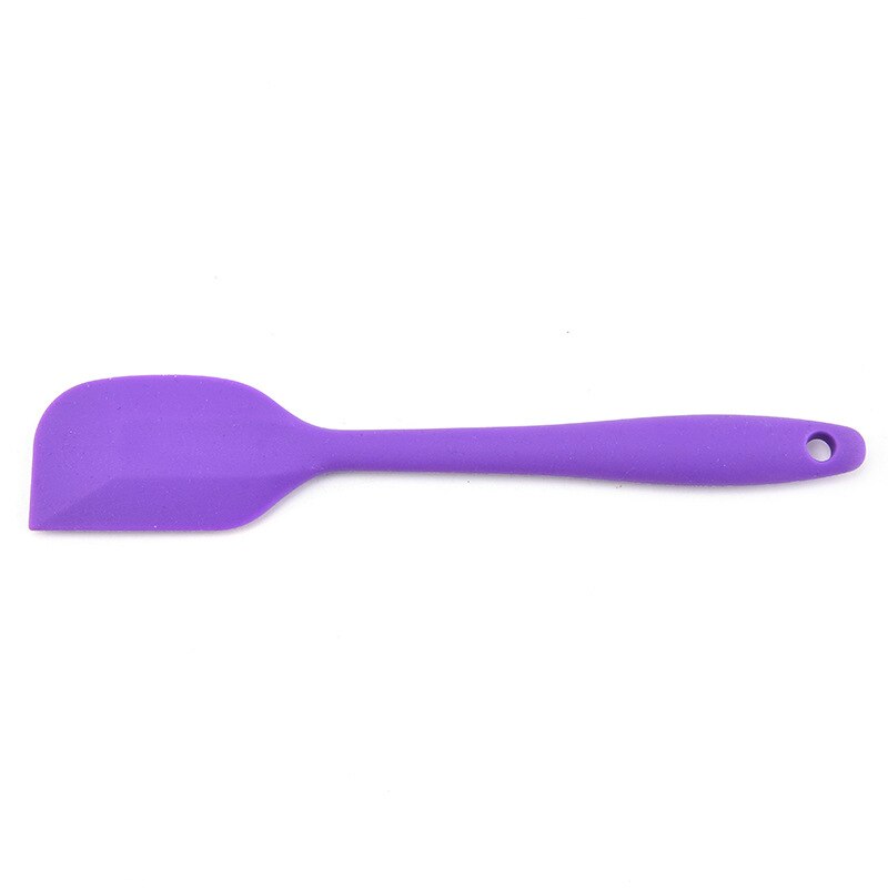 Pro Home Cooking Utensils Silicone Spatulas Beef Meat Egg Kitchen Scraper Wide Pizza Shovel Non-stick Turners Food Lifters Tool: B - Purple